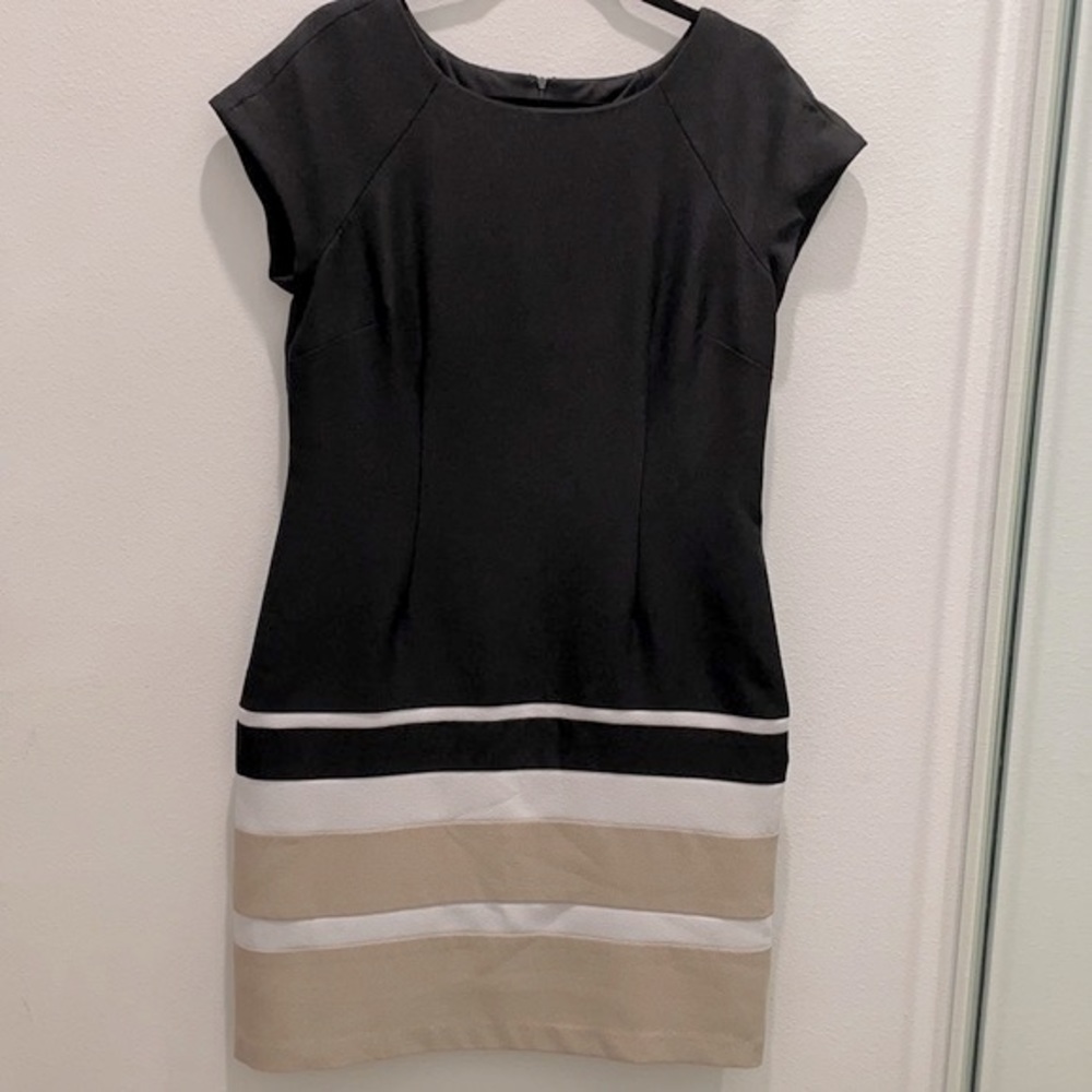 Studio One dress, black and beige size 12